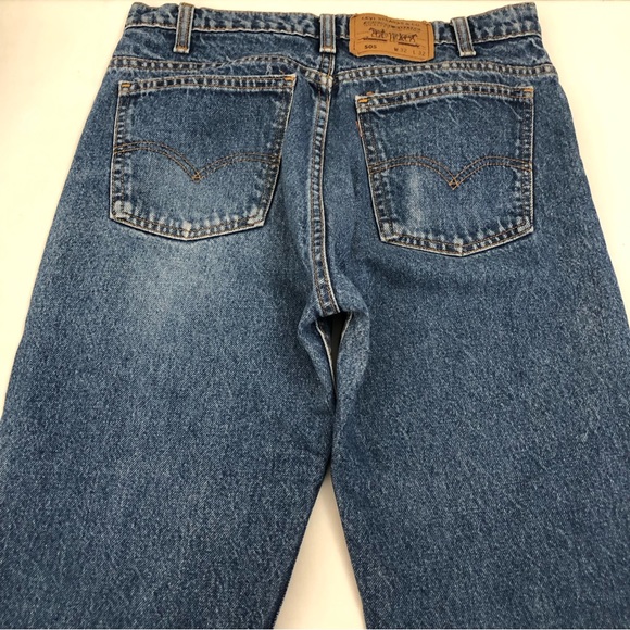 VTG Levis Orange Tab 505 Sz 30 ReDone Ankle Jeans - Picture 7 of 14